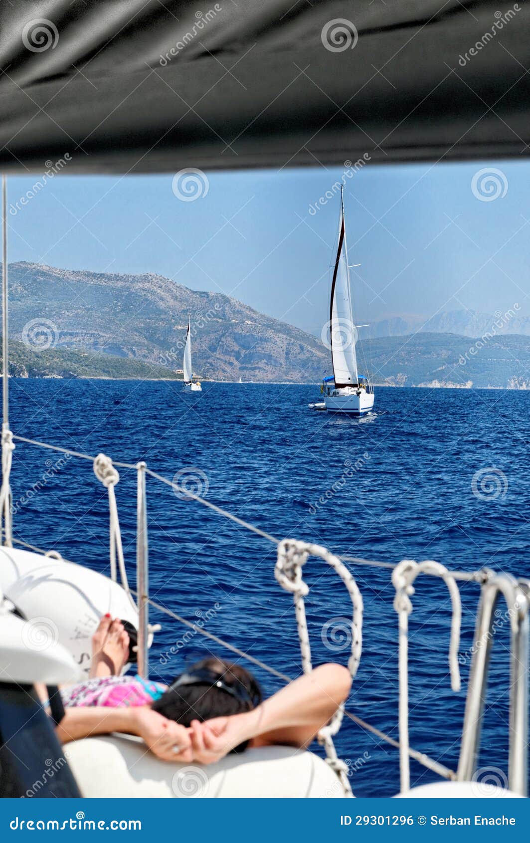 Sailing trip stock photo. Image of holiday, boating, blue 29301296