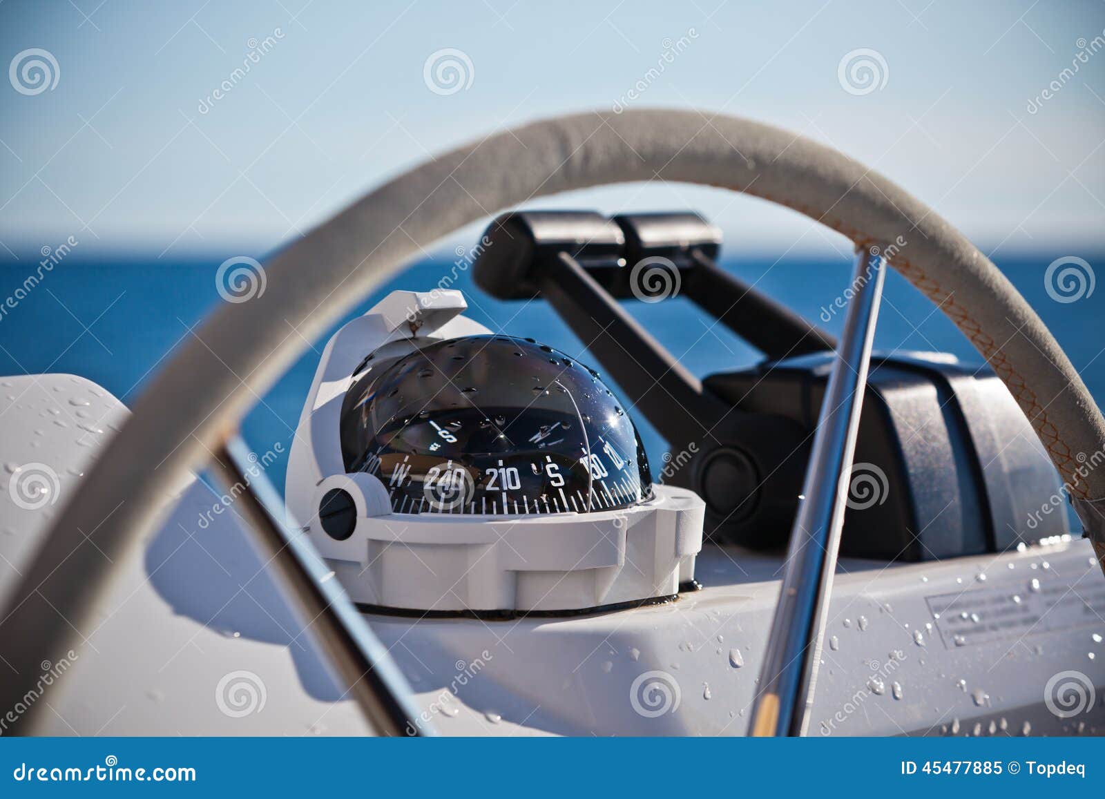 sailing yacht control wheel and implement