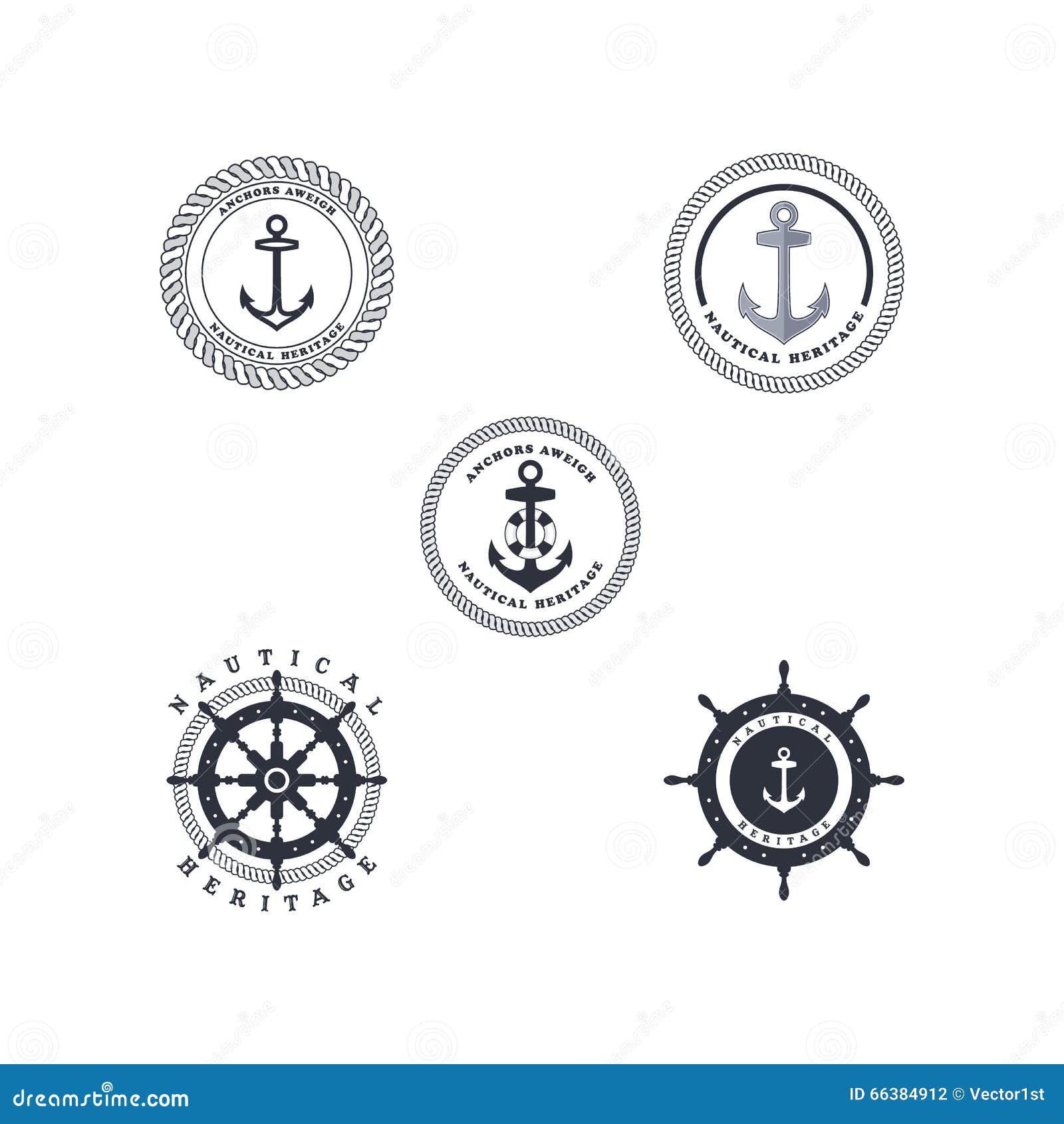 Sailor anchor theme stock vector. Illustration of icon - 66384912