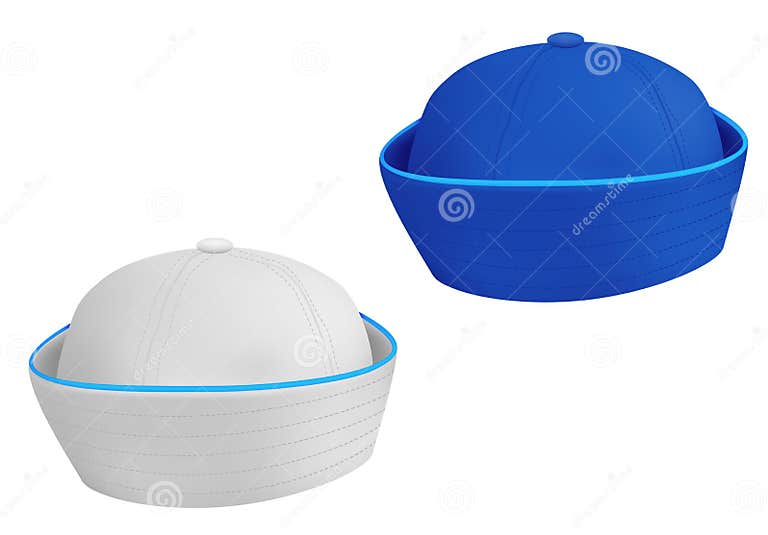 Sailor hats template. stock vector. Illustration of textile 29904796