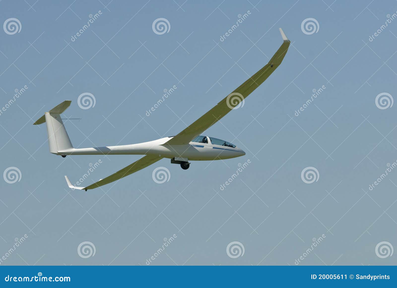 Sailplane in flight. stock image. Image of leave, power 20005611