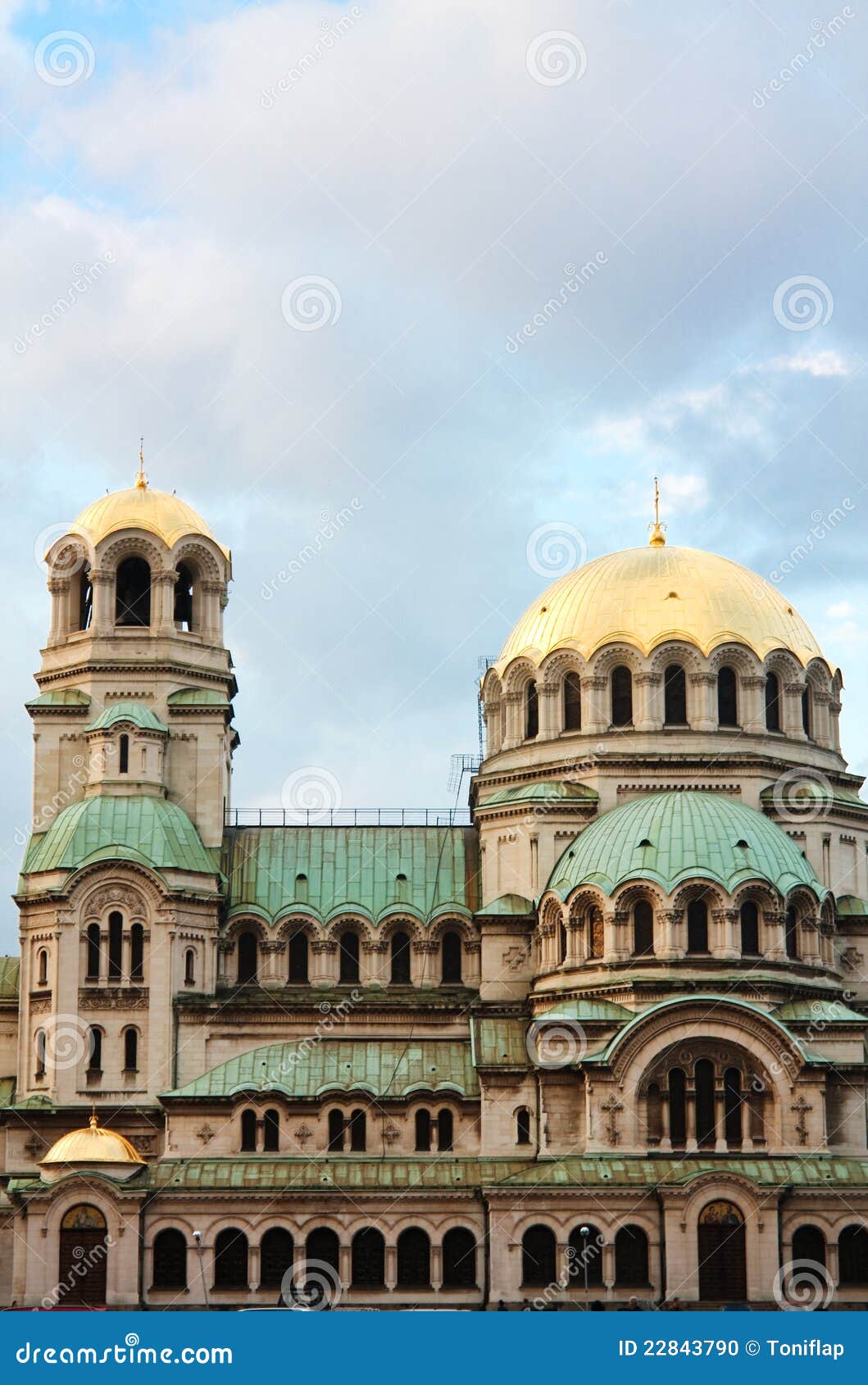 Saint Alexander Nevsky Cathedral Stock Photo - Image of cupola