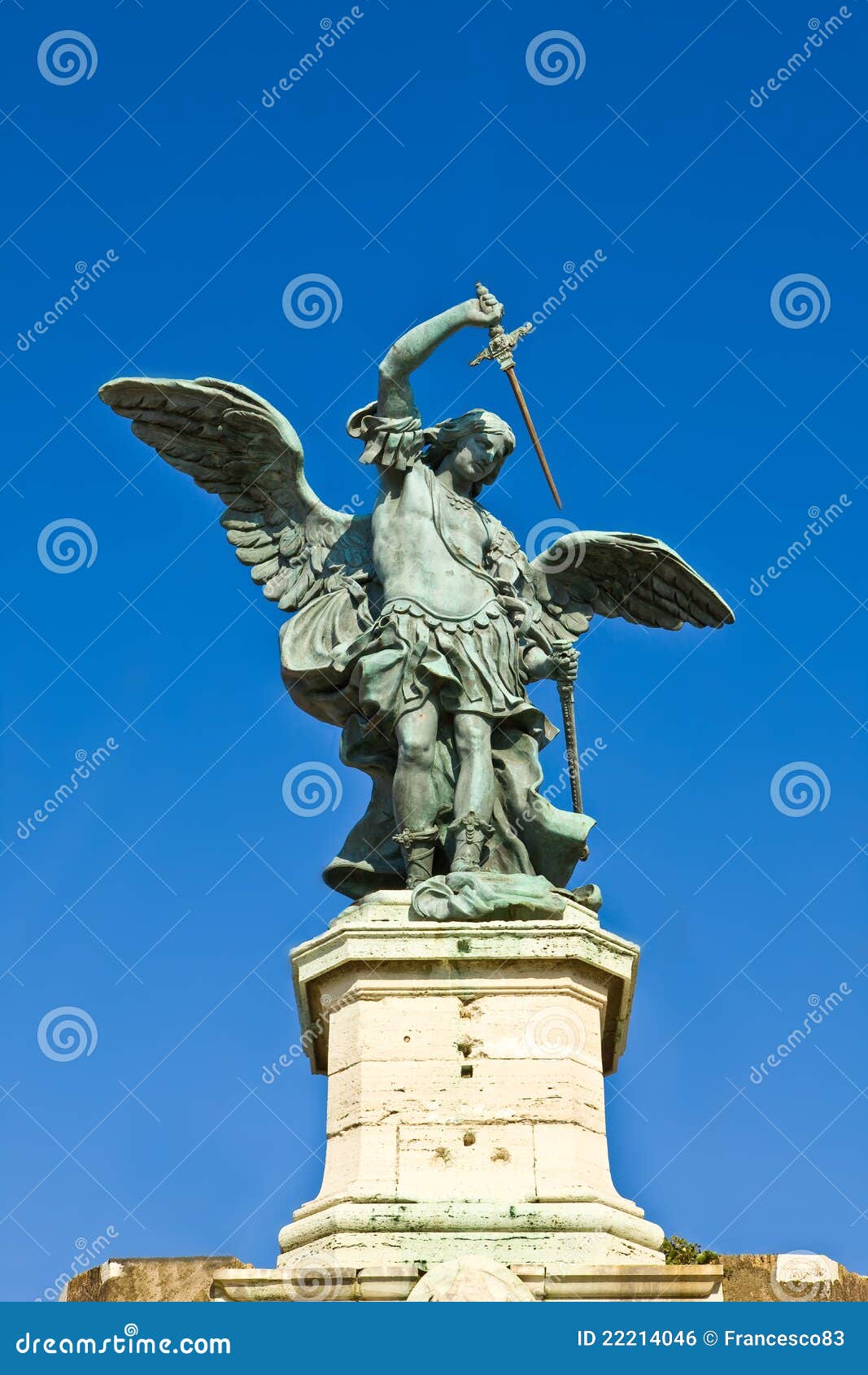 Saint Angels Castle Sculpture Stock Photo Image of europe, statues