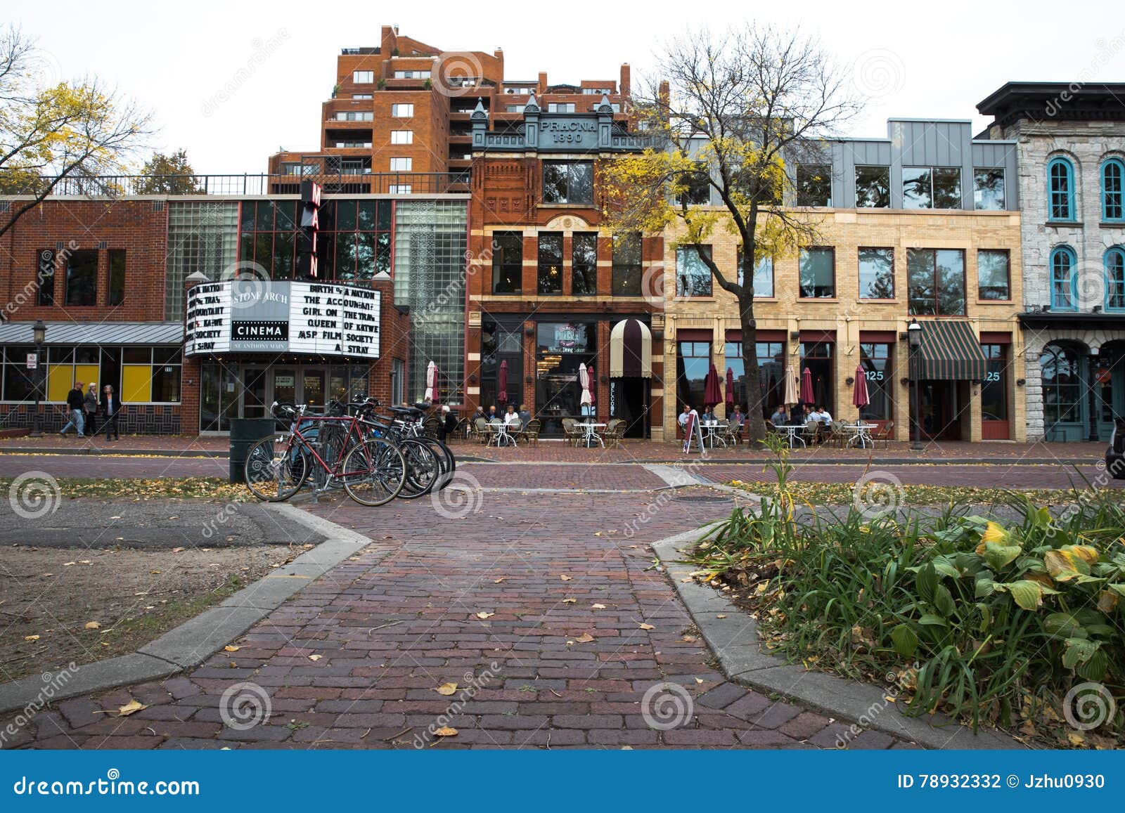 Saint Anthony Main photographie éditorial. Image du minneapolis 78932332