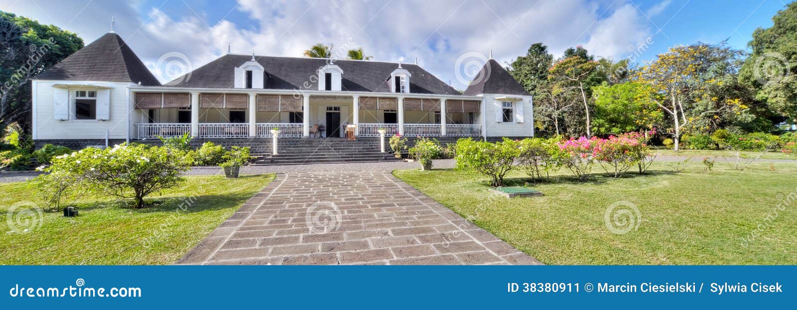 Saint Aubin Estate in Mauritius Editorial Photo Image of garden