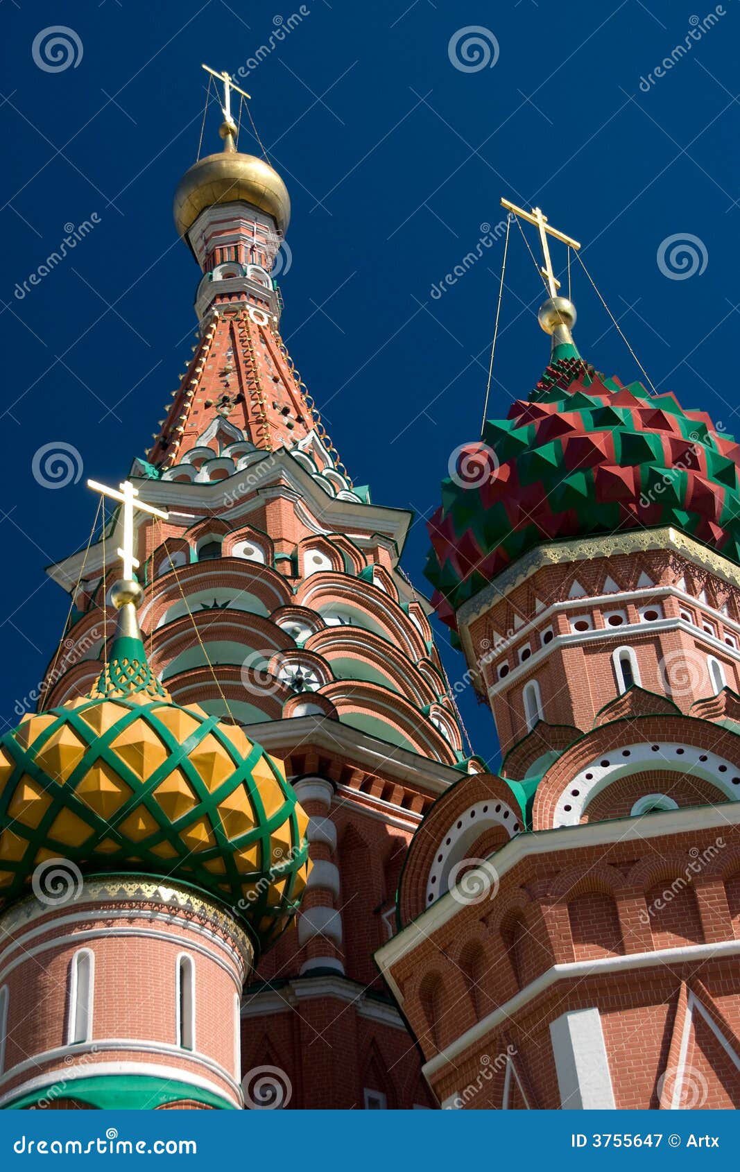 saint basil's cathedrals domes, moscow