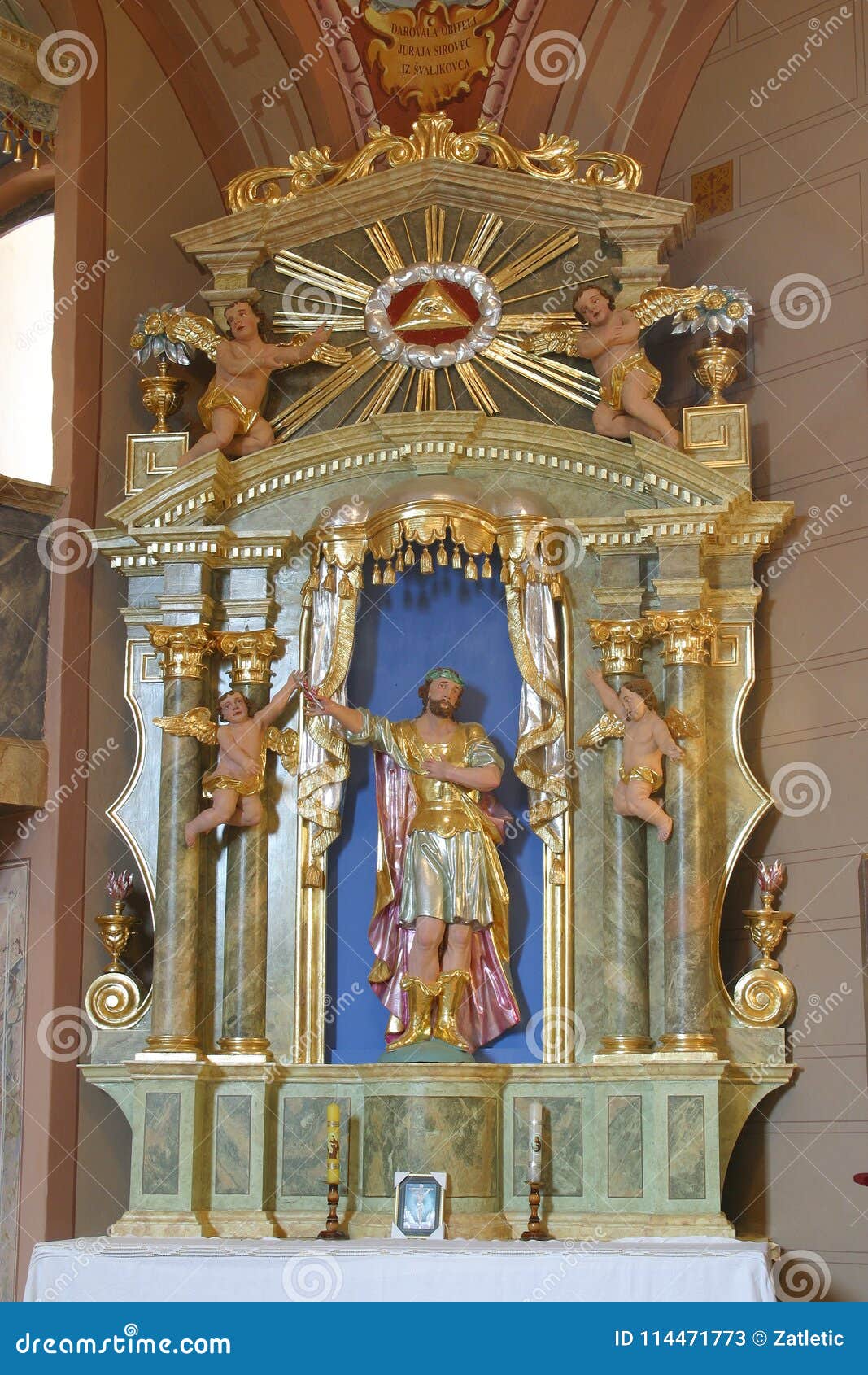 Saint Donatus stock image. Image of architecture, martyr - 114471773