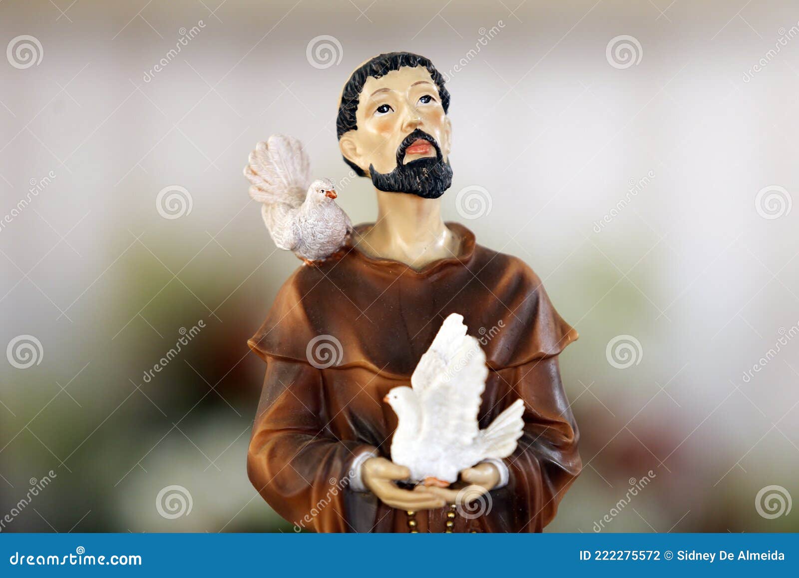 Saint Francis of Assisi Catholic Image Stock Photo - Image of assisi ...