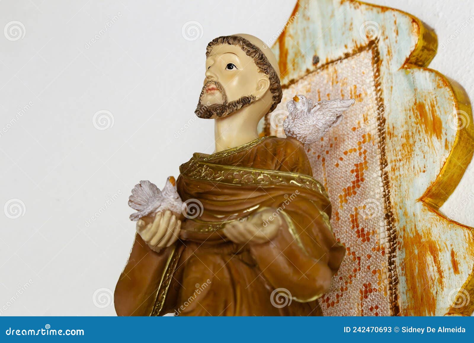 Saint Francis of Assisi Catholic Image Stock Image - Image of christian ...