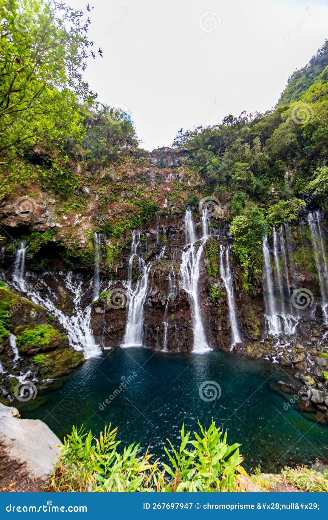 saint-joseph, reunion island - langevin waterfall