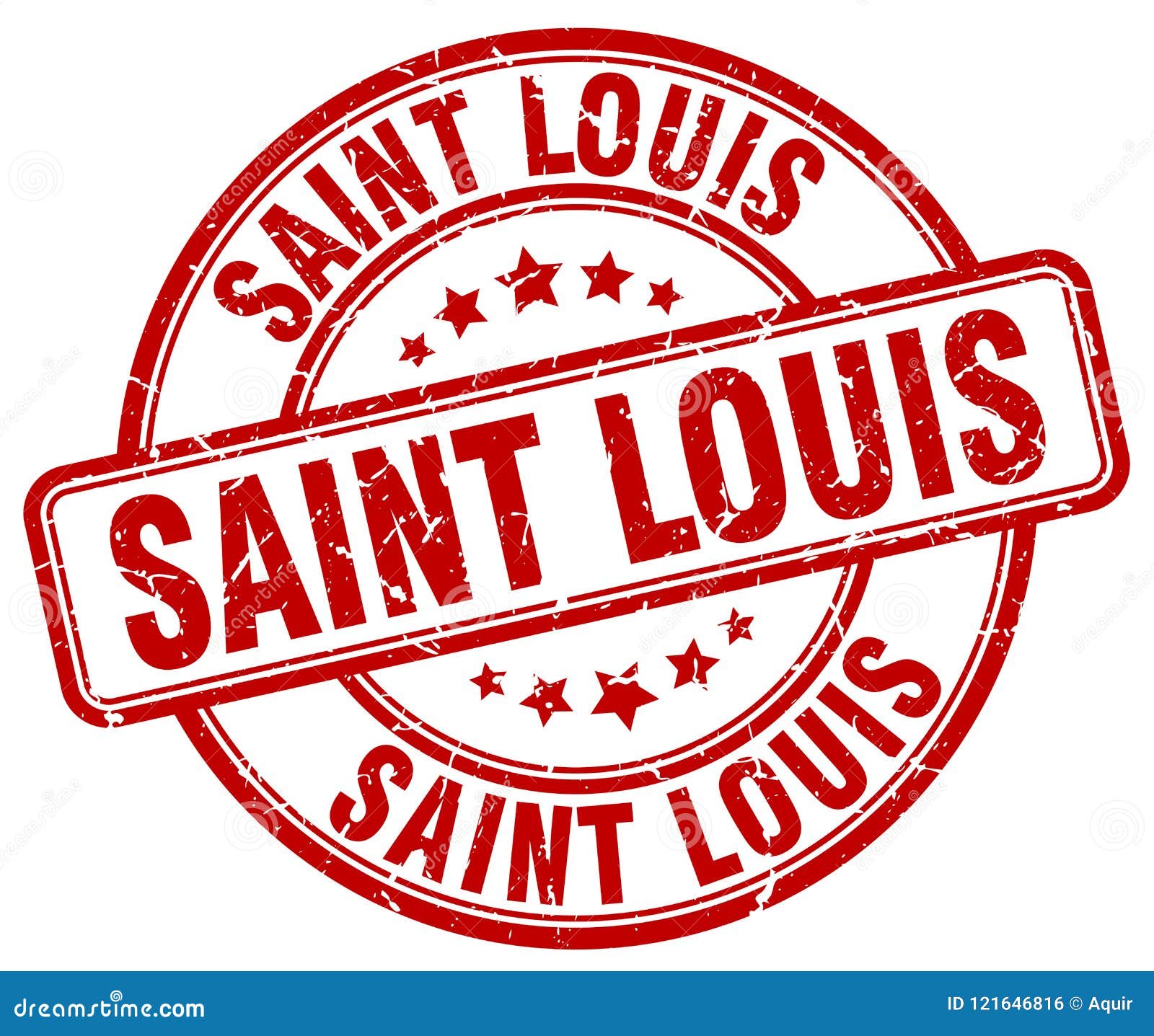 Saint Louis stamp stock vector. Illustration of saint - 121646816