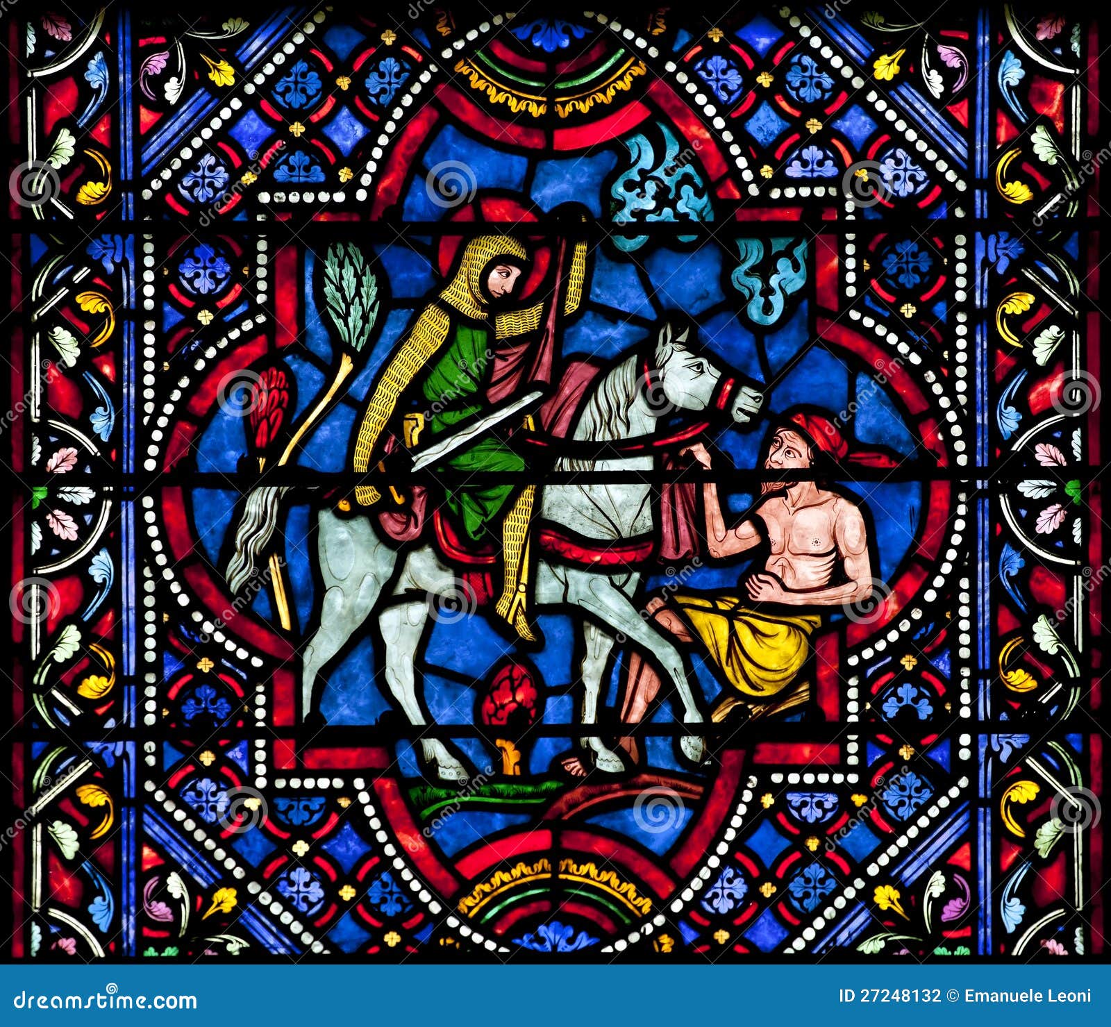 saint martin of tours stained glass