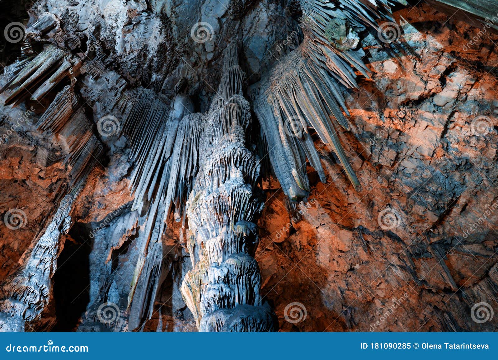 Saint Michael`s Cave in Gibraltar Stock Image Image of gibraltar