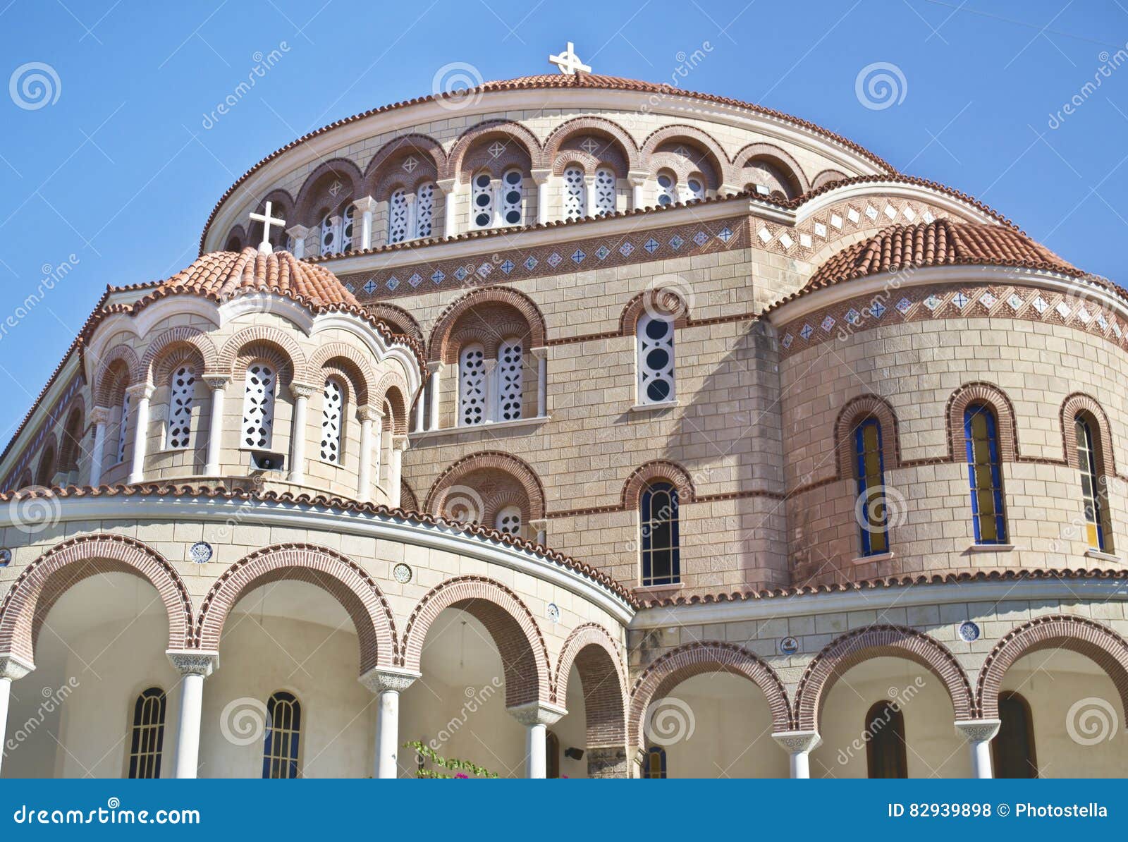 Saint Nectarios Monastery Aegina Greece Stock Photo Image of europe