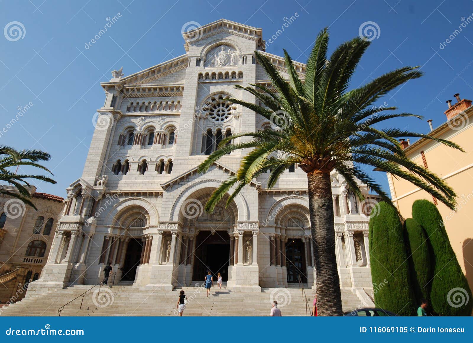saint nicholas cathedral, monaco, palm tree, arecales, historic site, tourist attraction