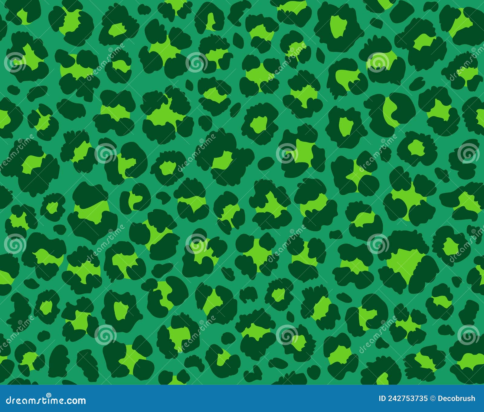 Saint Patrick S Day Leopard Pattern, Green Leopard Print Seamless Pattern,  Cheetah Repeating Pattern, Vector Stock Vector - Illustration of vector,  cheetah: 242753735