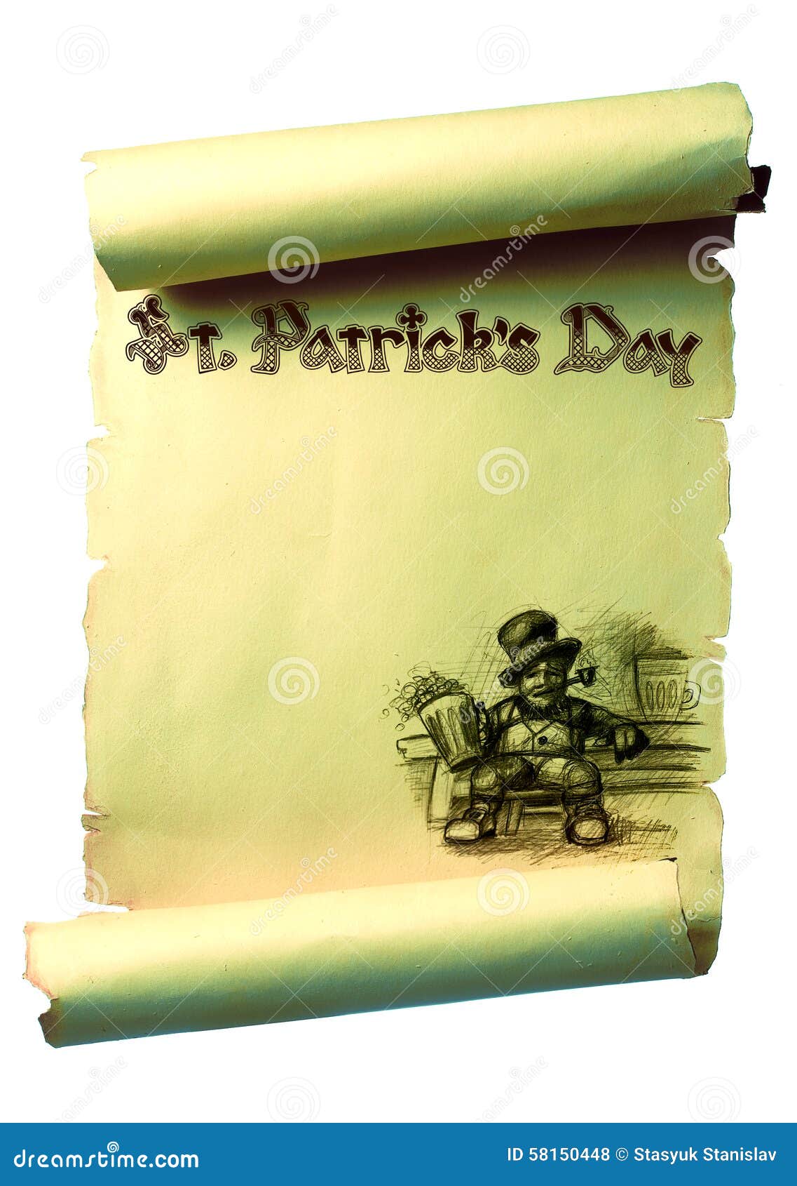 st patricks day scroll