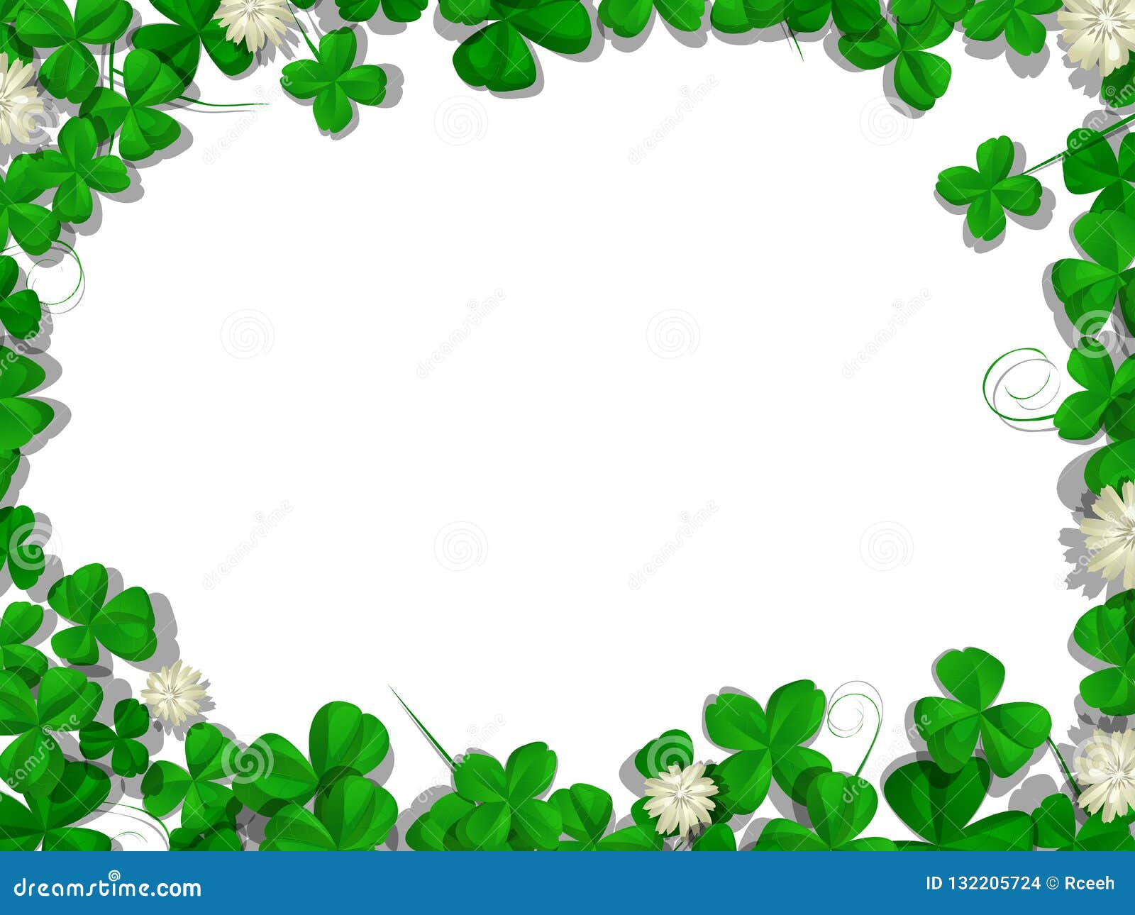 st patricks day picture frames or stickers