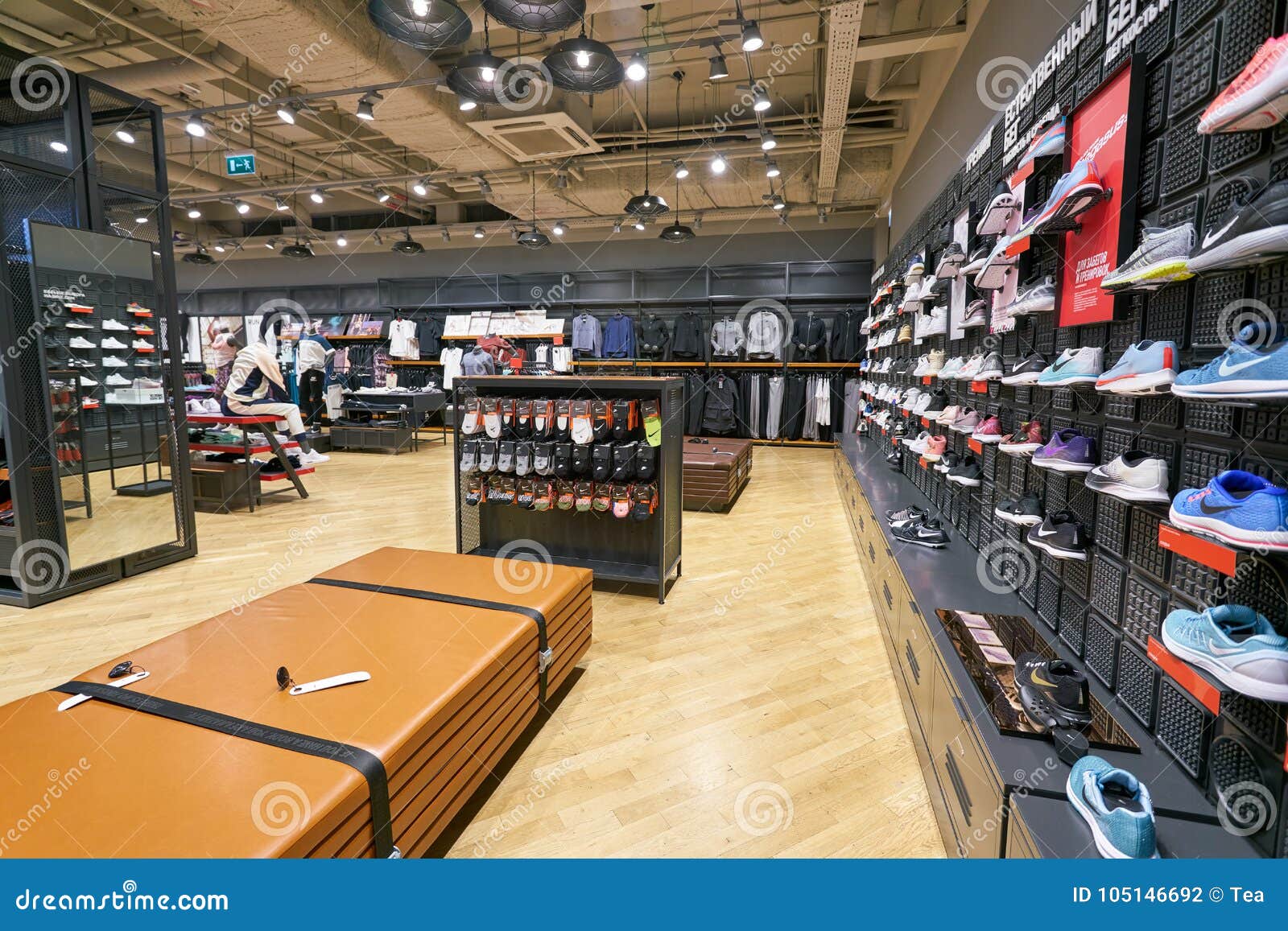 Nike editorial photography. Image of store, sportswear - 105146692