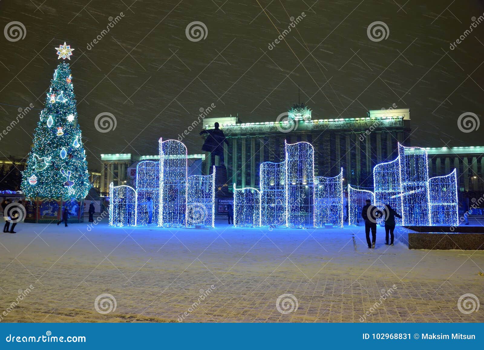 Saint Petersburg Russia January 02 2019 Christmas  