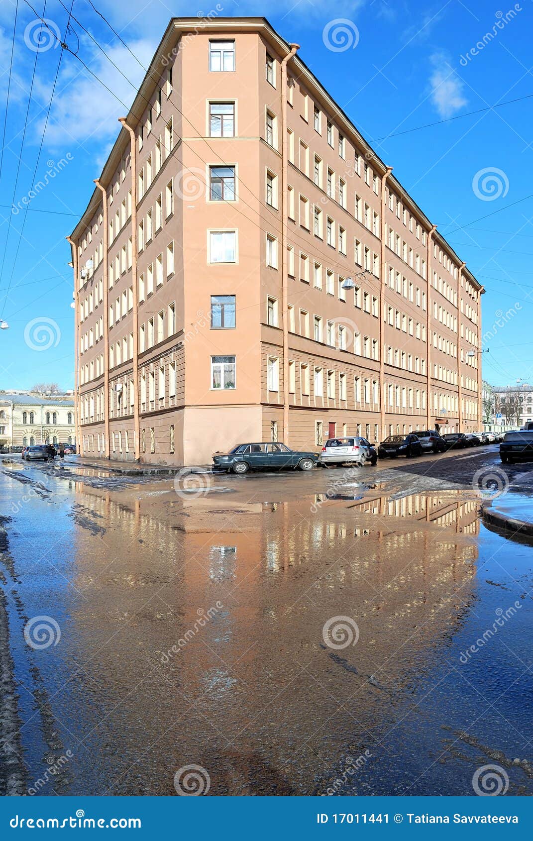 SaintPetersburg in spring stock image. Image of blue 17011441