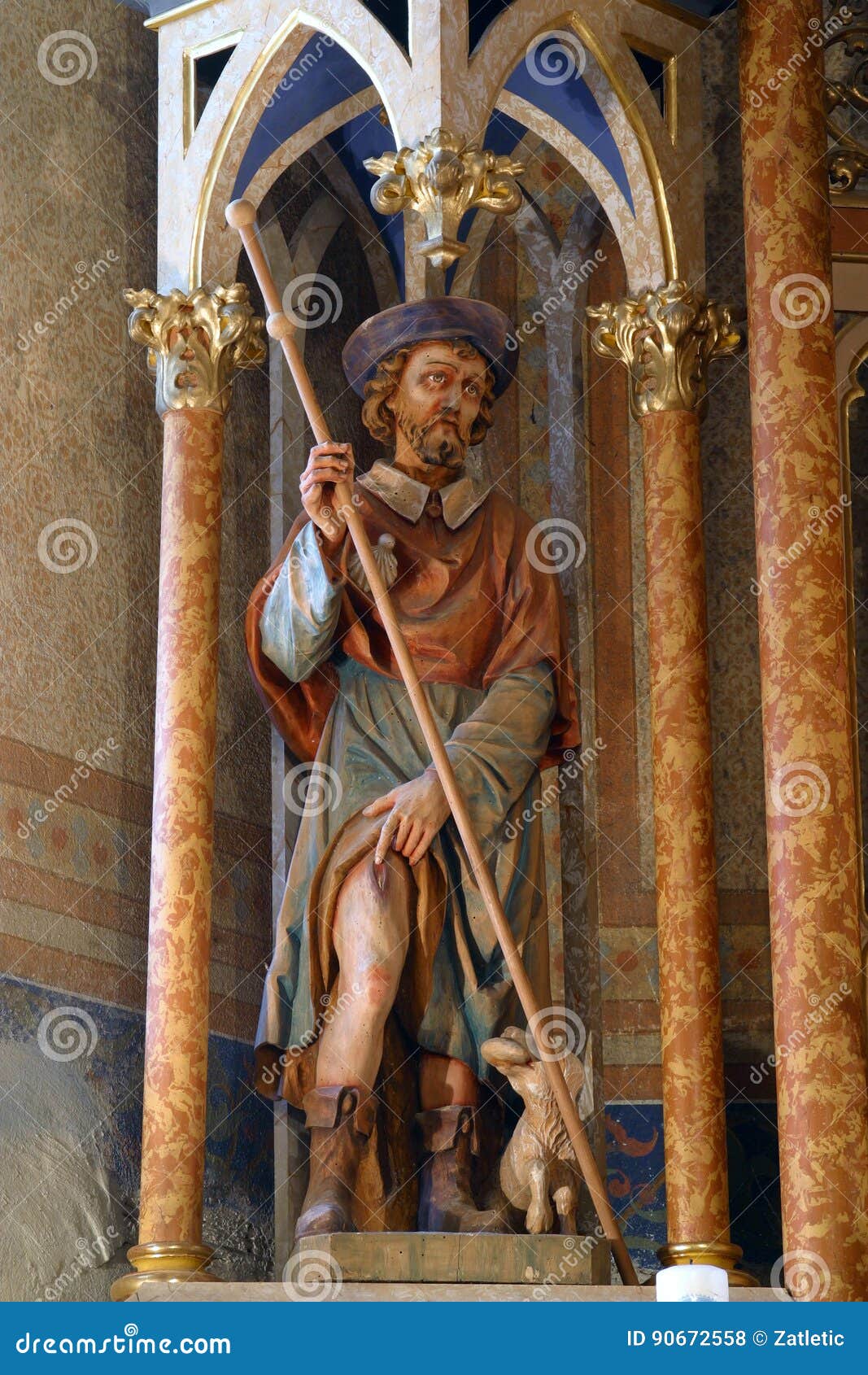 Saint Roch stock photo. Image of chapel, catholic, catholicism 90672558