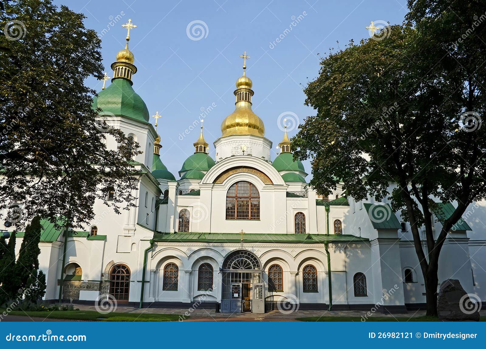 Saint Sophia Cathedral stock image. Image of cross, christianity 26982121