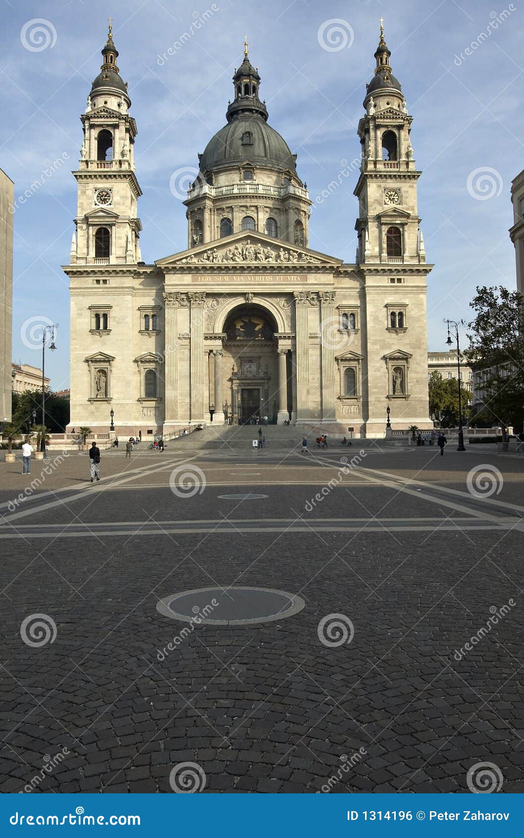 saint stephen's basilica in budapest. hungary