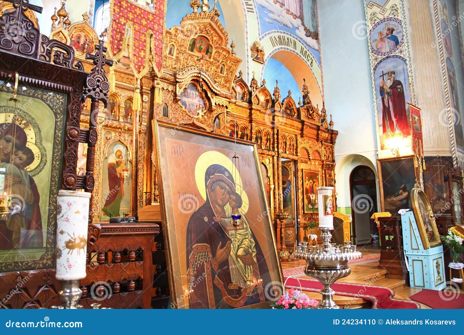 saint trinity orthodox convent interior
