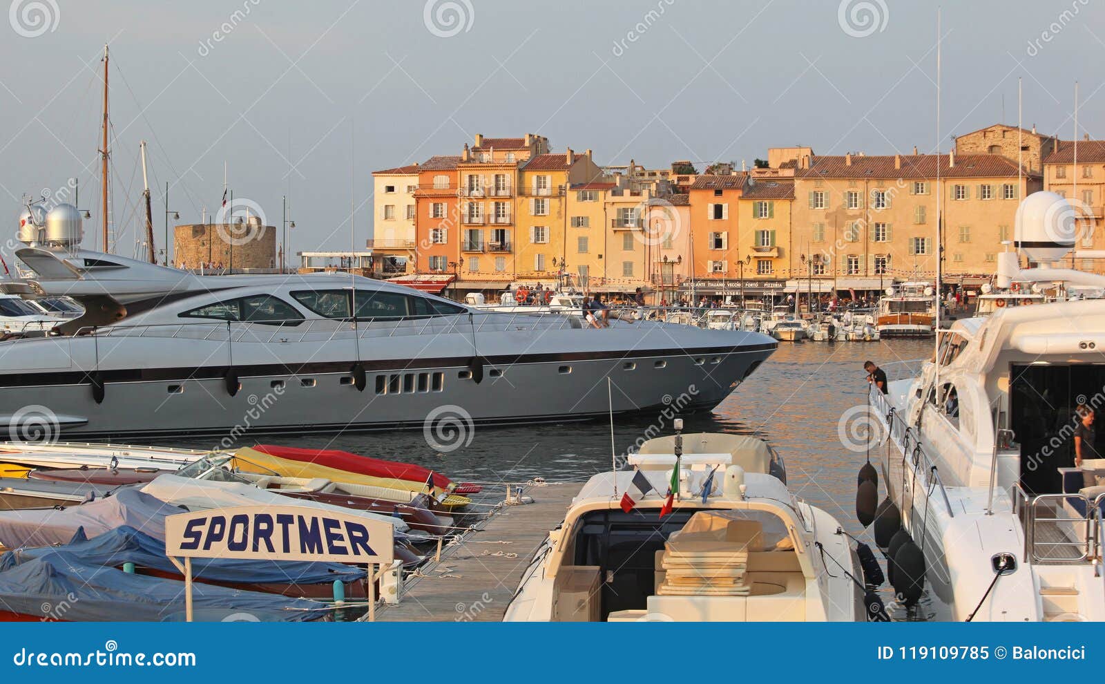 Saint Tropez Marina editorial image. Image of french - 119109785