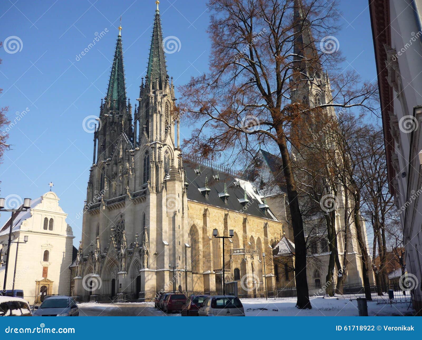 Saint Wenceslas Cathedral stock photo. Image of cathedral 61718922
