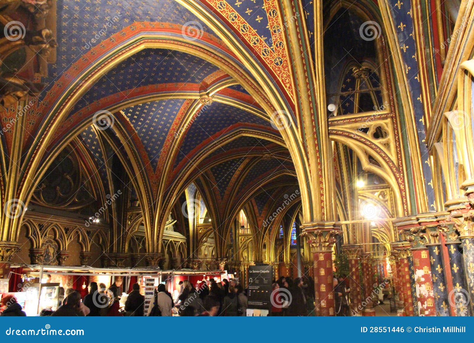 Sainte Chapelle Paris Interior Editorial Photo Image Of