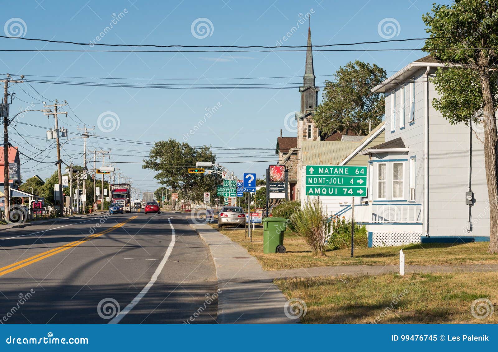 Sainte Flavie en Quebec imagen editorial. Imagen de calle 99476745