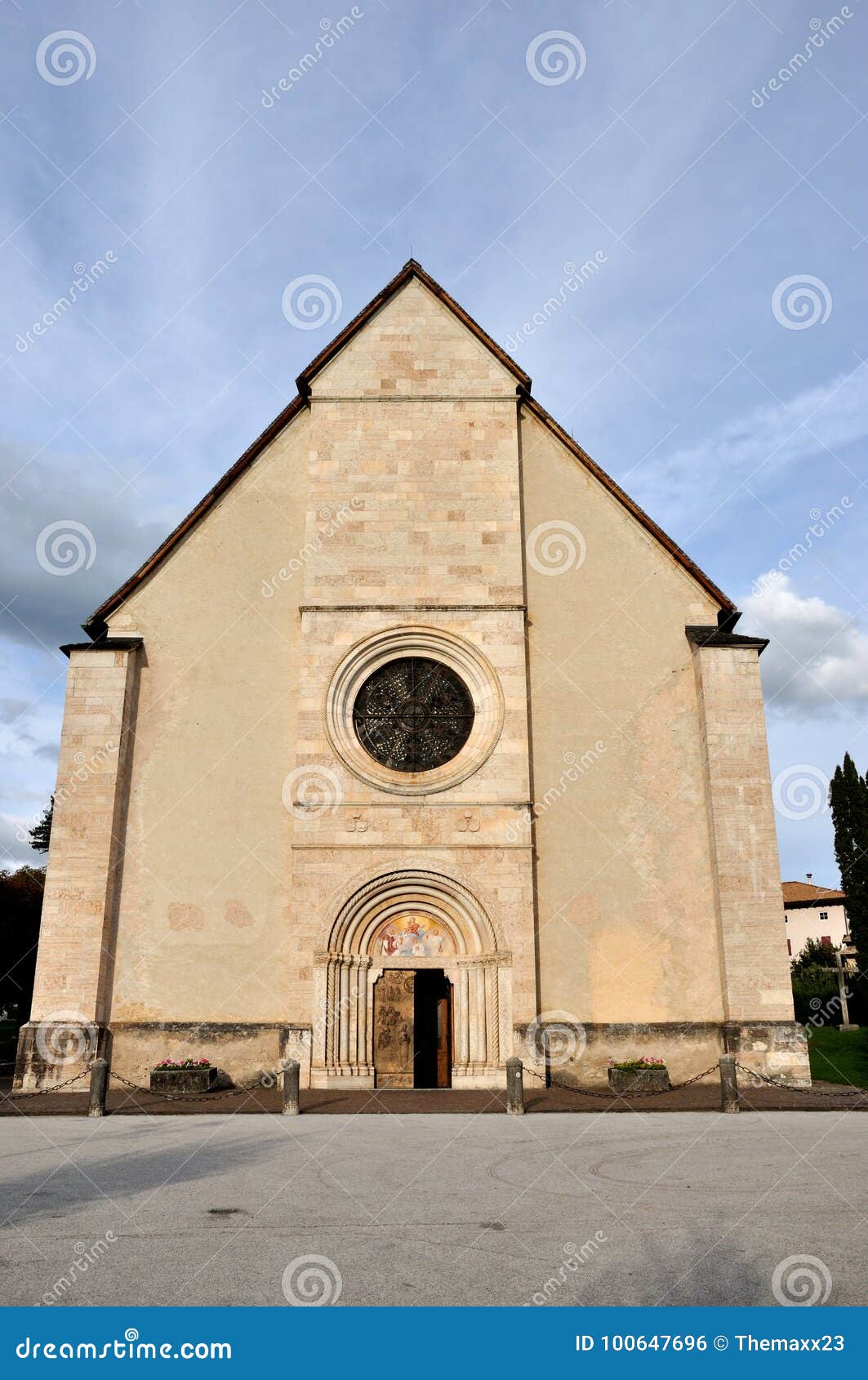 trentino church front view