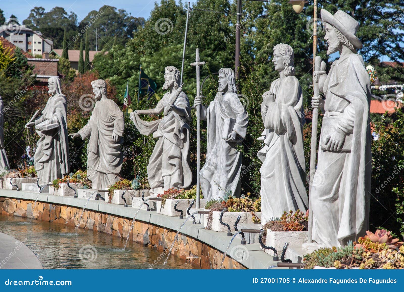 Saints Statues Gramado Brazil Stock Image Image of sculptures, brazil