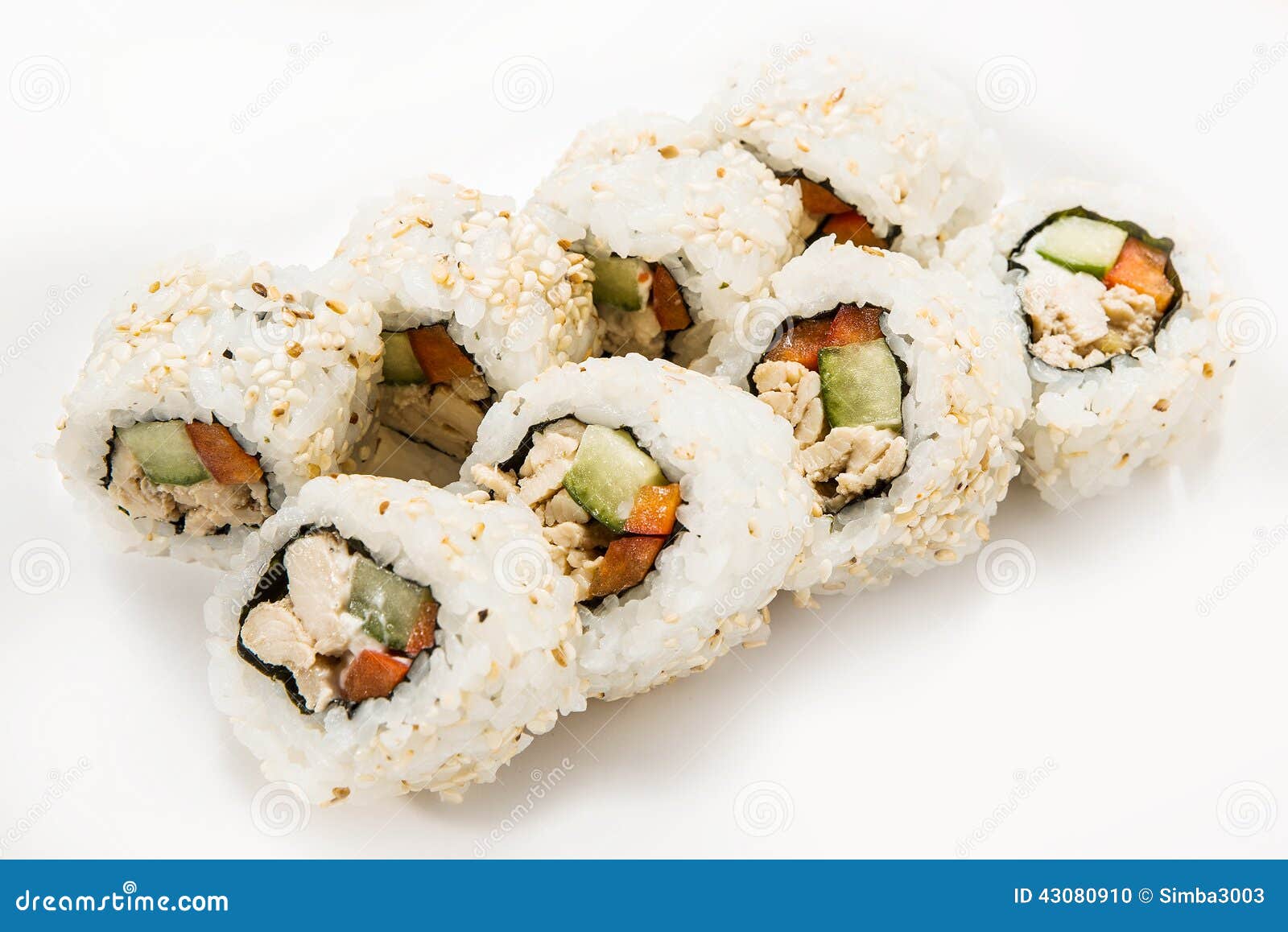 Sake maki stock photo. Image of healthy, nutrition, asian 43080910