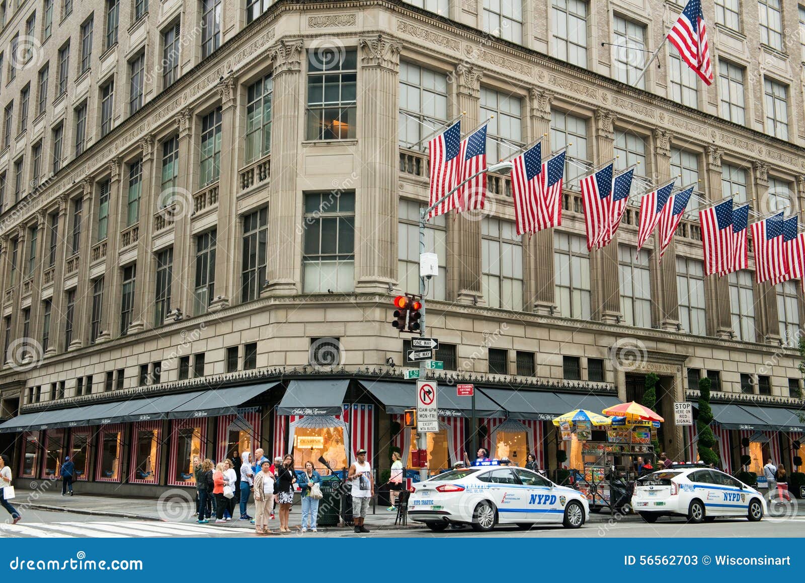 Saks Fifth Avenue New York City Editorial Stock Photo - Image of