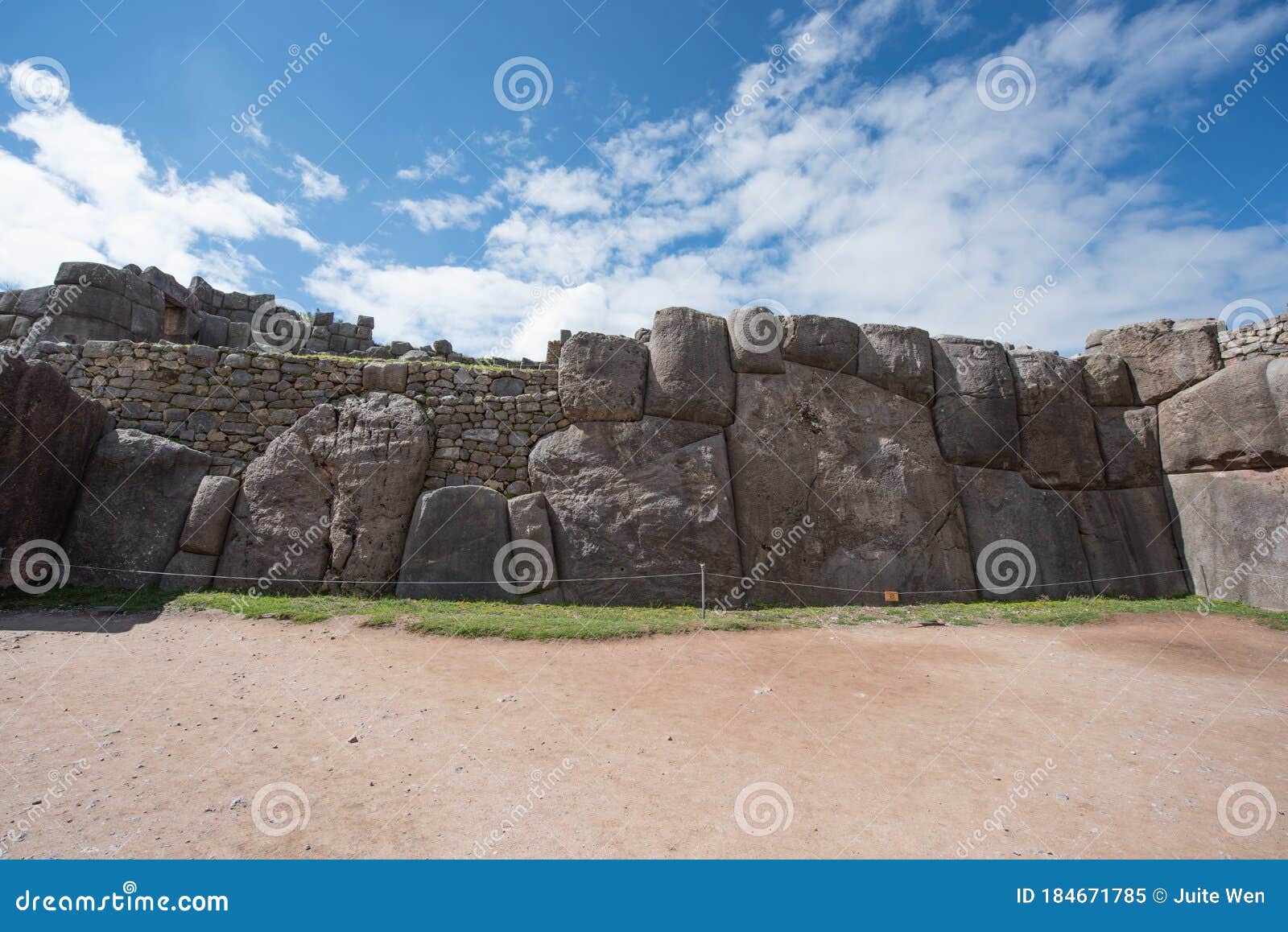 Saksaywaman, Inca Ruins in Cusco, Peru Stock Image - Image of close ...