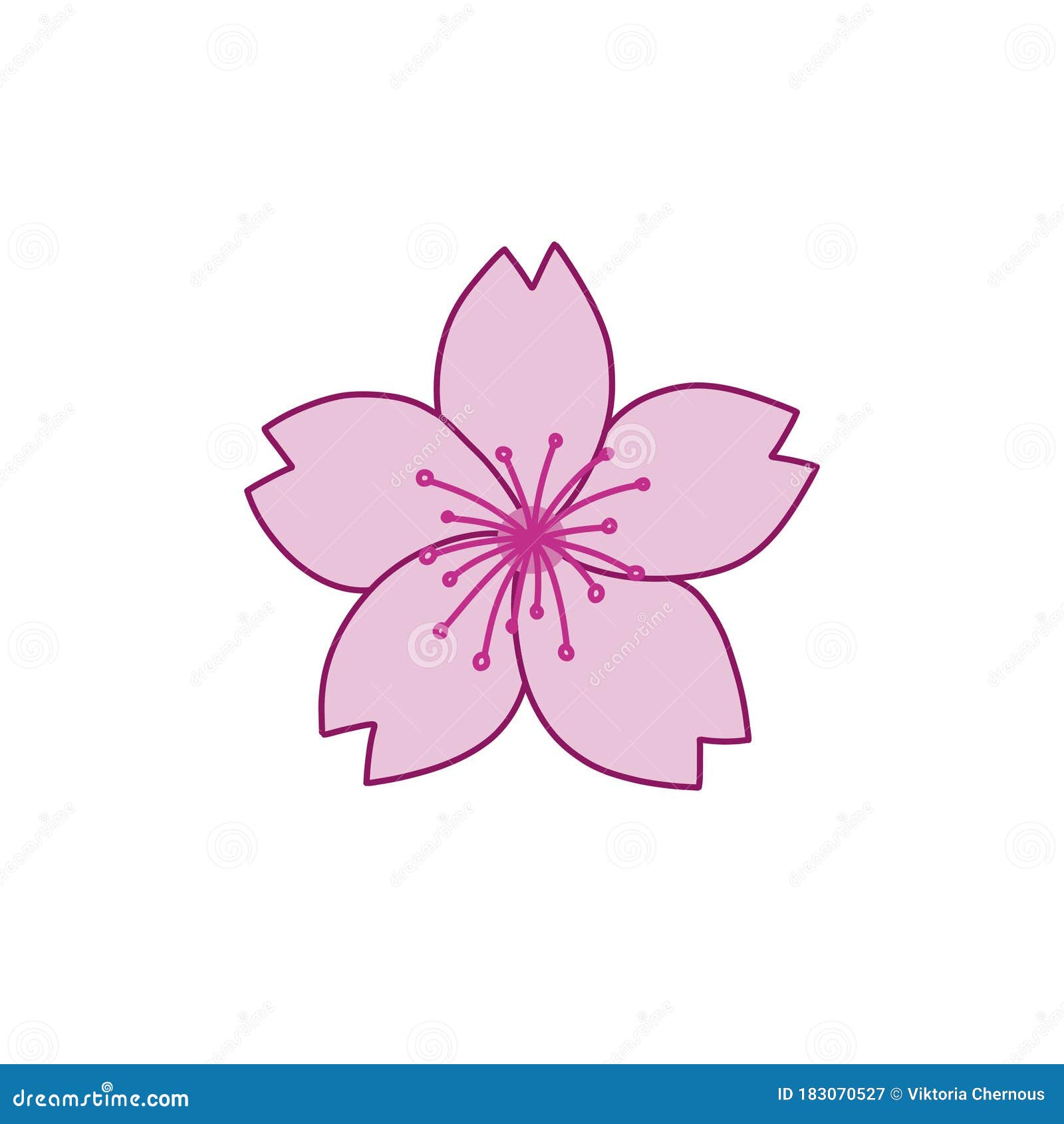 Sakura Flor Cerezo Flor Doodle Icono Vector Ilustración Stock de ilustración - Ilustración de tarjeta, resorte: 183070527 Sakura Flor Cerezo Flor Doodle Icono Vector Ilustración Stock de ilustración - Ilustración de tarjeta, resorte: 183070527