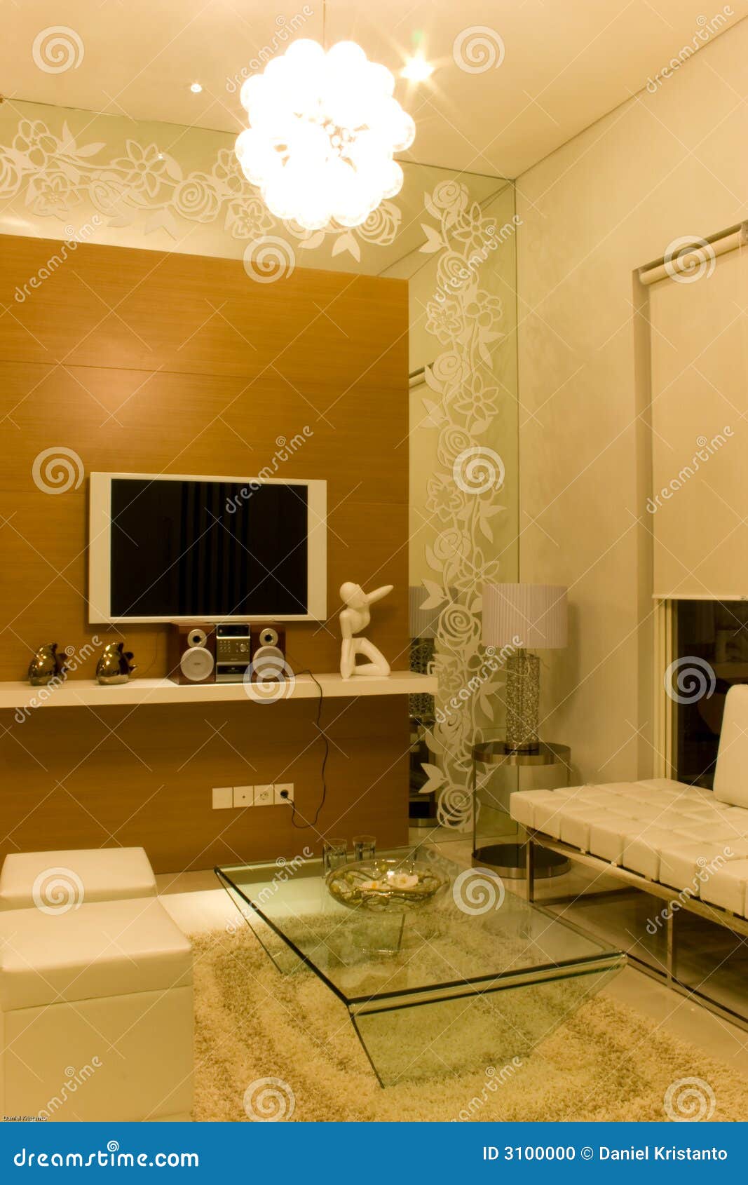 Sala de estar elegante foto de archivo. Imagen de cinta - 3100000