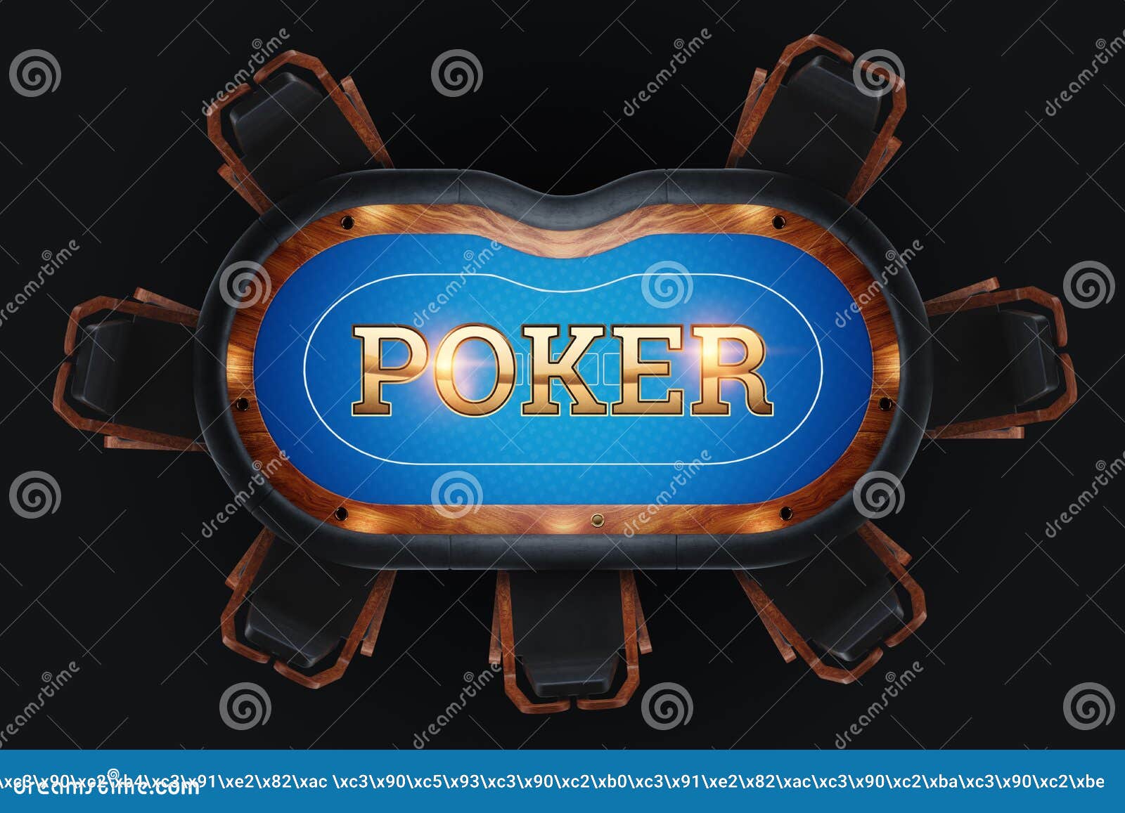 Sala De Pôquer De Mesa De Exibição Superior. Jogos De Pôquer Casino Texas  Holdem Jogos Online De Cartões De Jogo 3d Renderização 3 Ilustração Stock -  Ilustração de limpo, sucesso: 258006167