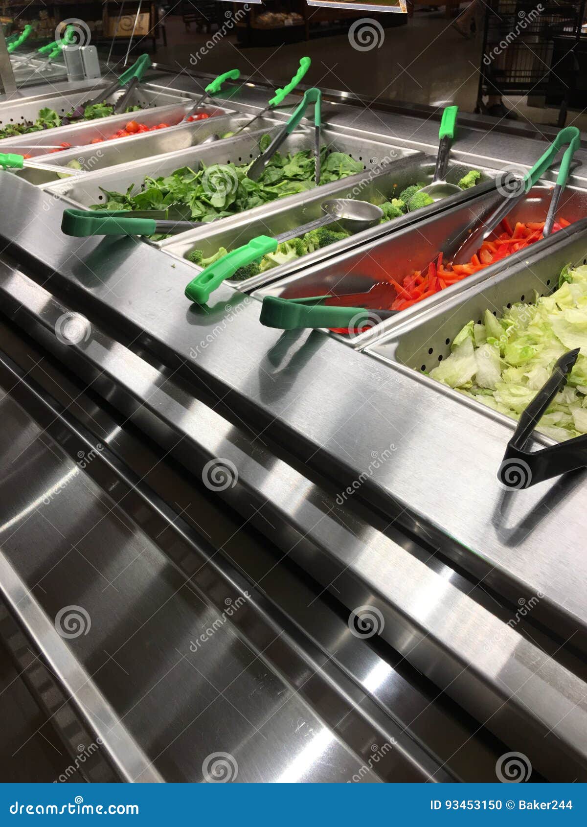 Salad bar stock photo. Image of diet, self, vegetable 93453150