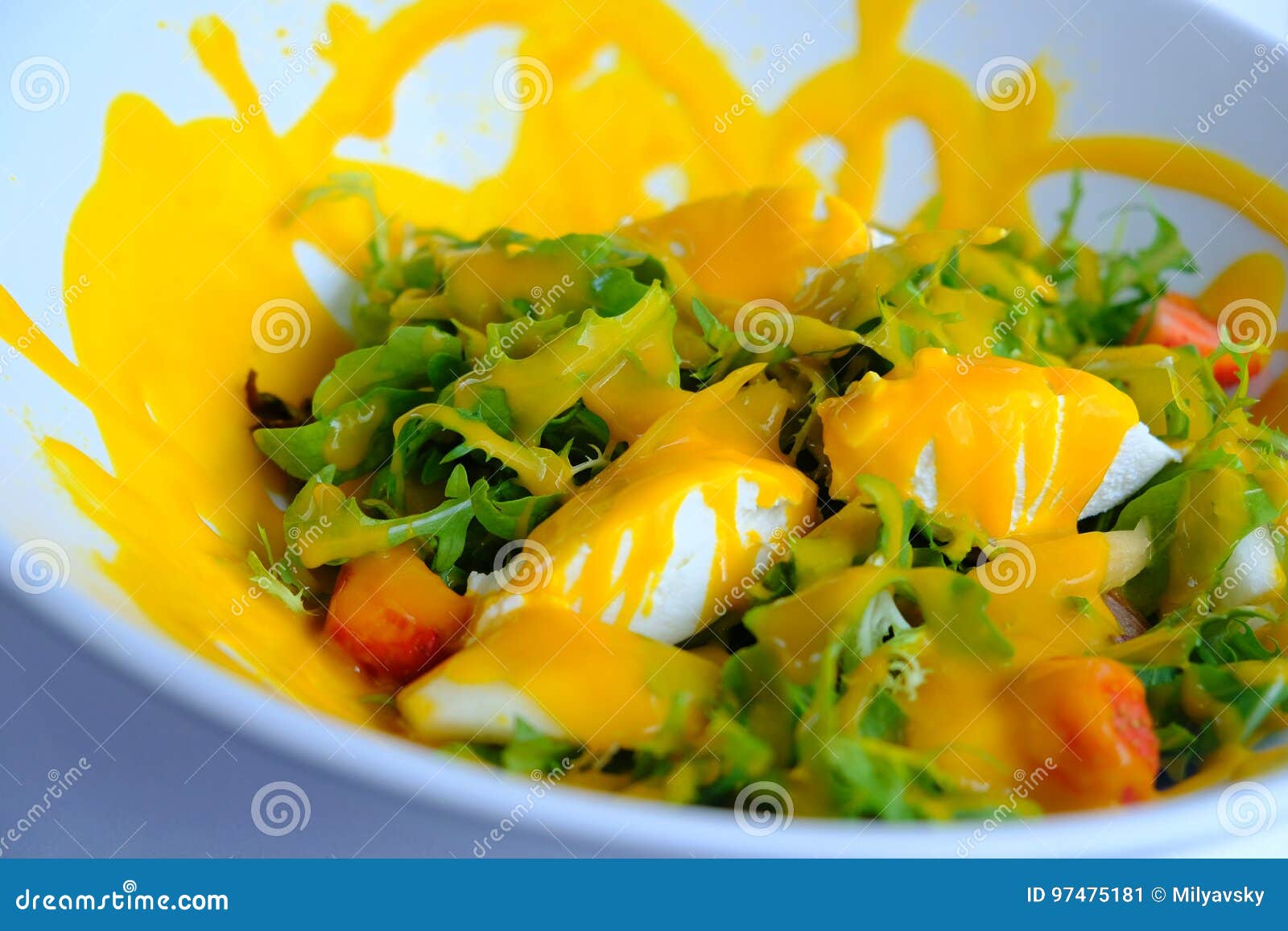 Salad, bright colors stock image. Image of cuisines, feel 97475181