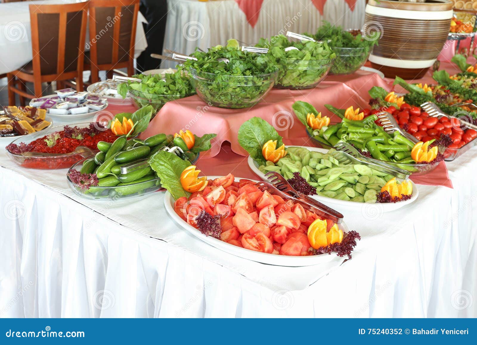 Salad Buffet stock photo. Image of container, salad, restaurant 75240352