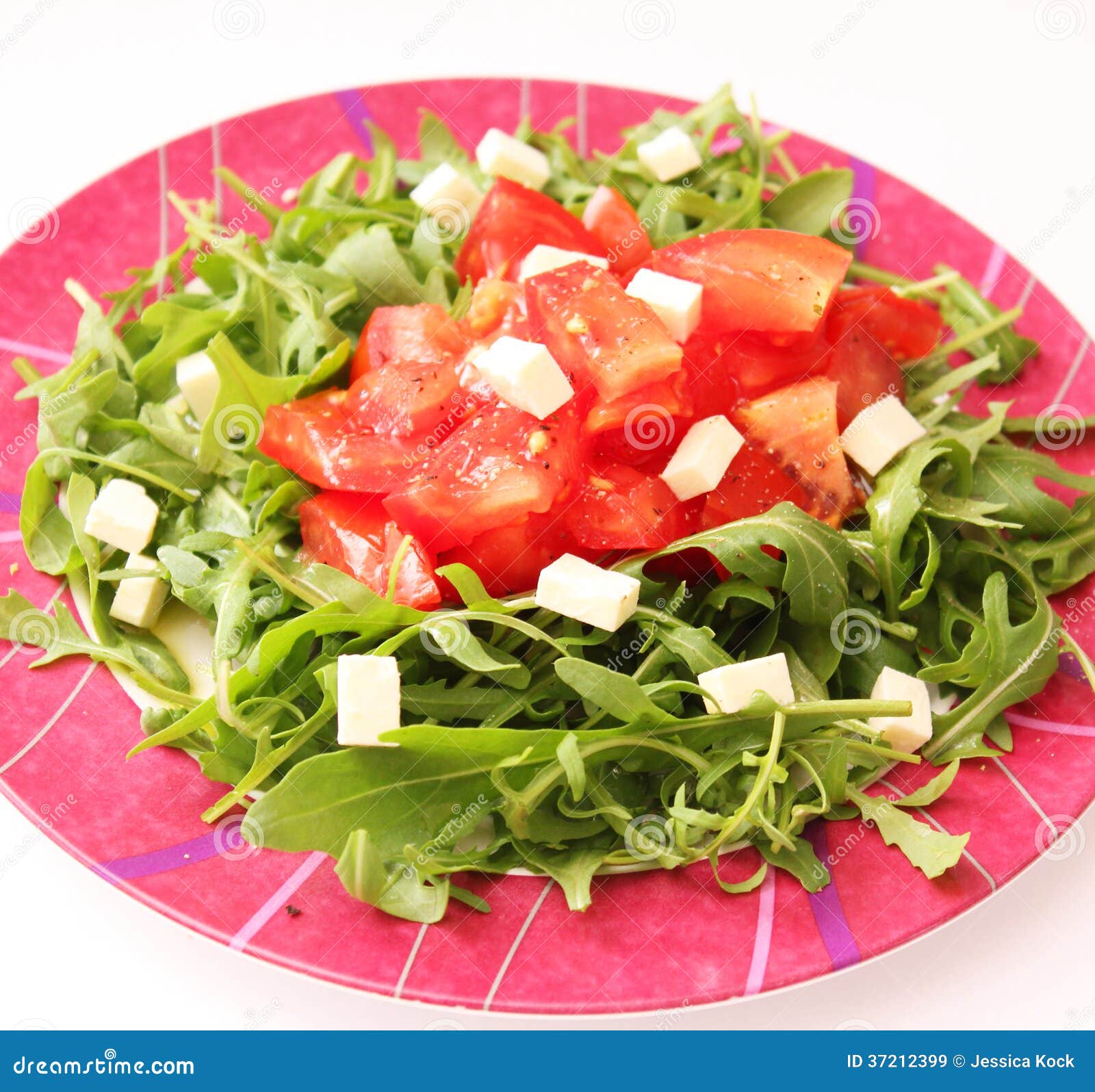 Salad of Rocket and Tomatoes Stock Image Image of cheese, buffet 37212399