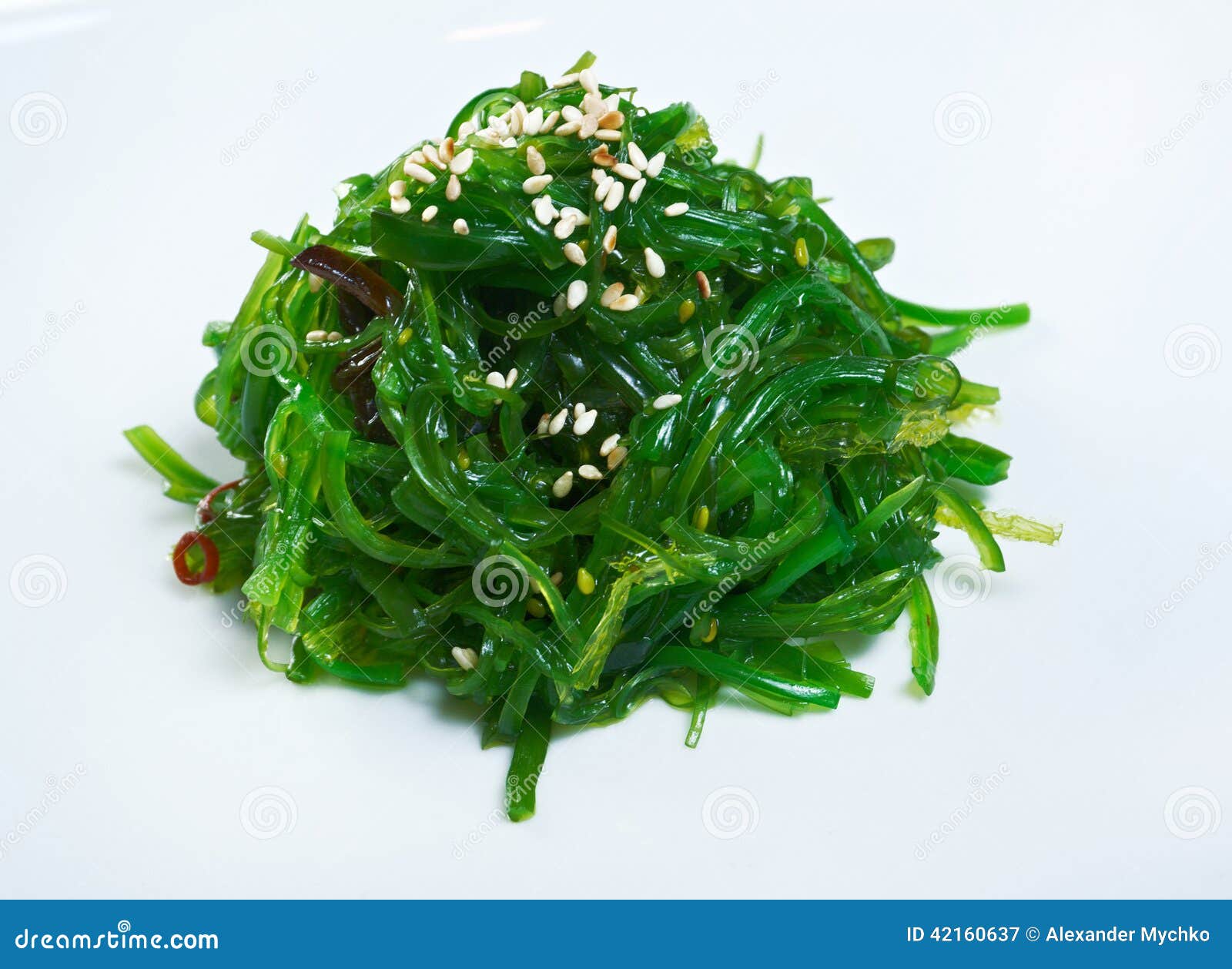Salad with Seaweed stock image. Image of nusa, asian 42160637