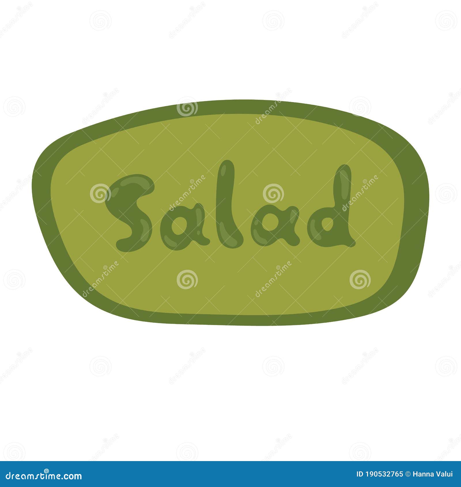 Salad Title on an Oval Speech Bubble. Green Colors. Vector Cute Sticker. Funny Name Plate, Product Label Stock Vector - Illustration of price, messaging: 190532765 Salad Title on an Oval Speech Bubble. Green Colors. Vector Cute Sticker. Funny Name Plate, Product Label Stock Vector - Illustration of price, messaging: 190532765
