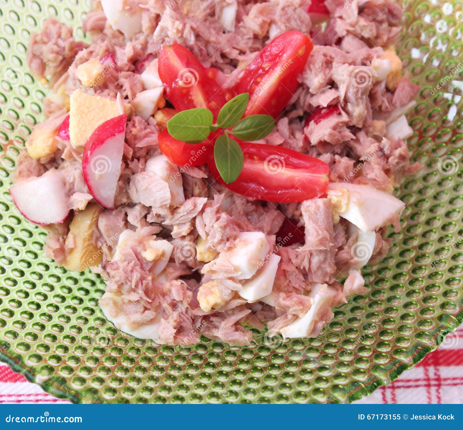Salad of tuna fish stock image. Image of buffet, food 67173155