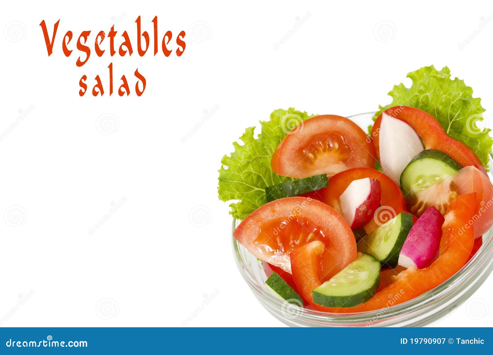 Salad from Vegetables on a White Background Stock Image Image of lunch, healthy 19790907