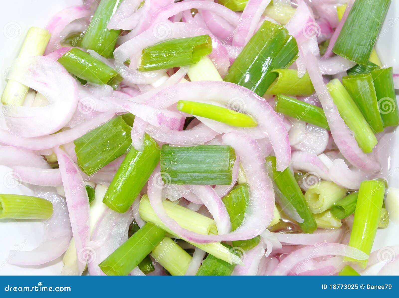 Salade d'oignon image stock. Image du déjeuner, légume 18773925